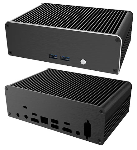 Akasa Newton CTN Gehuse (fr Intel NUC11 i3) <b>[A-NUC75-M1B]</b>