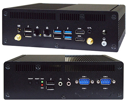 Jetway HBFDF04i-6412T (Intel Elkhart Lake) [2x 4K HDMI, 2x LAN, 2x COM, <b>TPM 2.0, WLAN</b>]